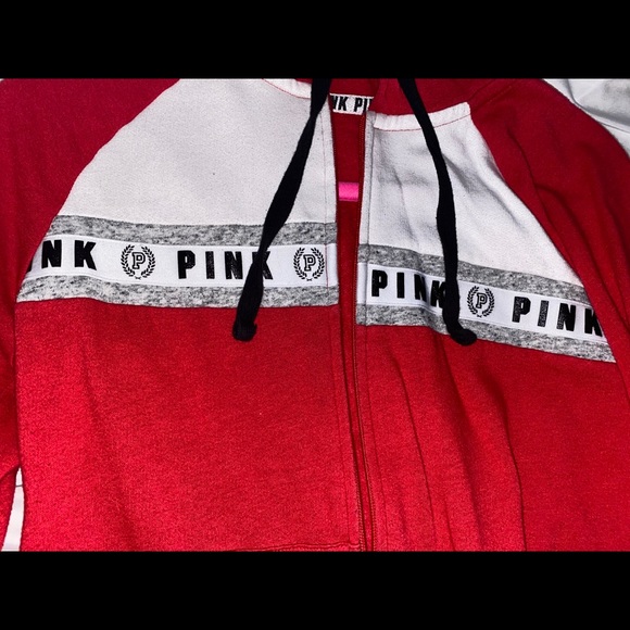 Pink zip up